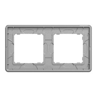 Рамка 2-постова Штучне Біле скло Sedna Elements Schneider Electric SDD360802