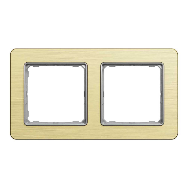 Рамка 2-постова  Матове золото Sedna Elements Schneider Electric SDD371802