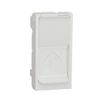 RJ45 накладка 1 модуль білий, NU941018