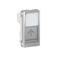 Центральна плата RJ45Keystone/Systimax 1 модуль алюміній, NU946030