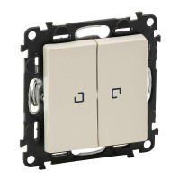 752528. Valena Life Вимикач 2-Клав. П/Св Слк
