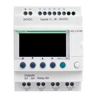 SR2A101FU. Інтелектуальне логічне програмоване реле Zelio Logic 10 вх/вих, дисплей, 240В