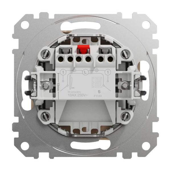 Двоклавішний вимикач Бежевий Sedna Design Schneider Electric SDD112105