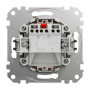 Двоклавішний вимикач Бежевий Sedna Design Schneider Electric SDD112105