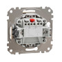Двоклавішний вимикач Бежевий Sedna Design Schneider Electric SDD112105
