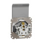 Розетка з заземленням, зі шторками та кришкою Алюміній Sedna Design Schneider Electric SDD113024