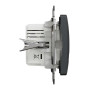 USB розетка тип A+C 2,4A Чорний Sedna Design Schneider Electric SDD114402