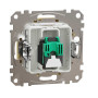 SDD180451. Компютерна розетка однопостова, роз’єм RJ45
кат. 5е UTP, Sedna Design & Elements, Береза - імітація дерева, SDD180451 Schneider Electric