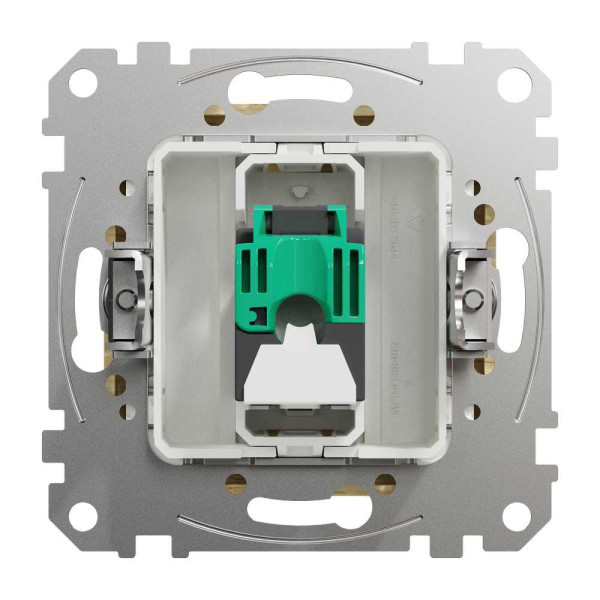 SDD180451. Компютерна розетка однопостова, роз’єм RJ45
кат. 5е UTP, Sedna Design & Elements, Береза - імітація дерева, SDD180451 Schneider Electric
