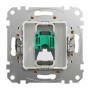 SDD180451. Компютерна розетка однопостова, роз’єм RJ45
кат. 5е UTP, Sedna Design & Elements, Береза - імітація дерева, SDD180451 Schneider Electric