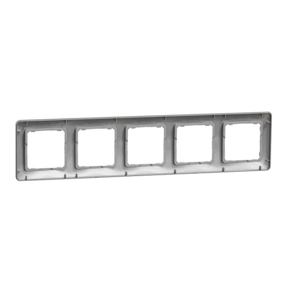 Рамка 5-постова Алюміній Sedna Design Schneider Electric SDD313805