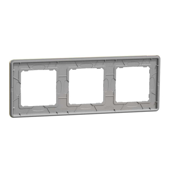 Рамка 3-постова  Матове золото Sedna Elements Schneider Electric SDD371803