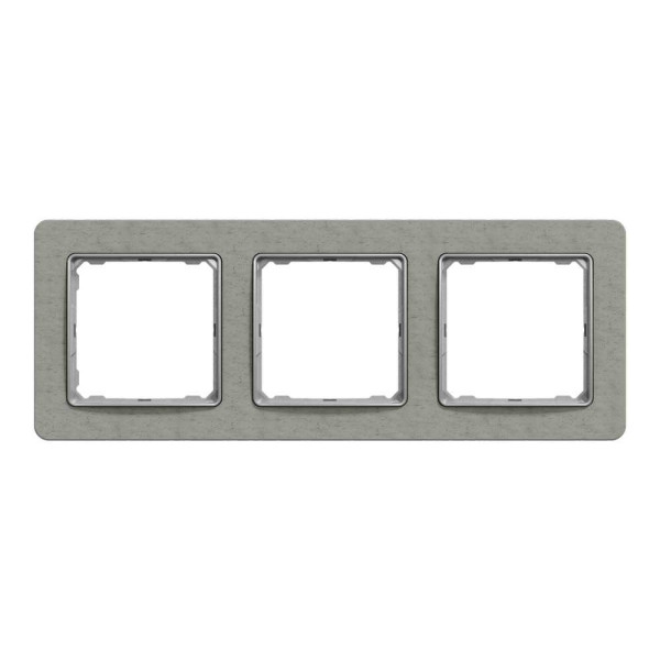 Рамка 3-постова  Бетон Sedna Elements Schneider Electric SDD390803