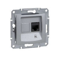 КОМП'ЮТЕРНА РОЗЕТКА RJ45 STP КАТЕГОРІЯ 5e SEDNA АЛЮМІНІЙ, SDN4500160