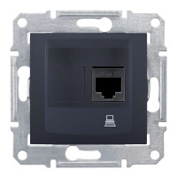 КОМП'ЮТЕРНА РОЗЕТКА RJ45 STP КАТЕГОРІЯ 6 SEDNA ГРАФІТ, SDN4900170