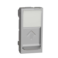 RJ45 накладка 1 модуль алюміній, NU941030