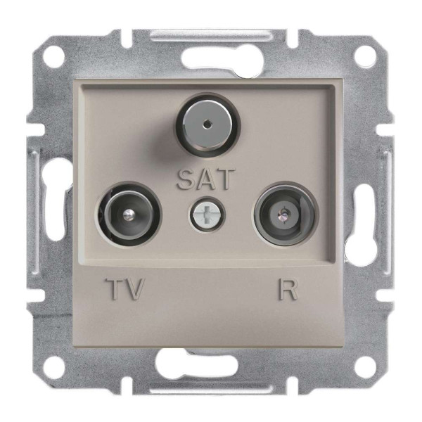TV-R-SAT РОЗЕТКА КІНЦЕВА ASFORA БРОНЗА, EPH3500169