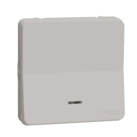 Механізм кнопкового вимикача з підсвіткою IP55, білий, Mureva Styl Schneider Electric MUR39127