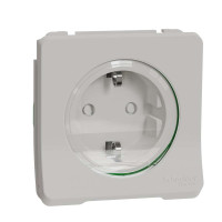 Механізм розетки з заземленням та шторками IP55, білий Mureva Styl Schneider Electric MUR39134