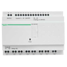 SR2E201B. Інтелектуальне логічне програмоване реле Zelio Logic 20 вх/вих, годинник,24В