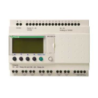 SR3B261JD. Інтелектуальне логічне програмоване реле Zelio Logic 26 вх/вих, 12В = дисплей + годинник