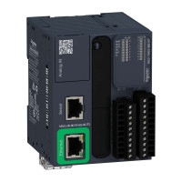 Контролер M221 16 ВХ/ВИХ ТРАНЗ 1RS485+ 1Ethernet. TM221ME16T