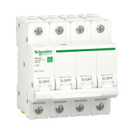 Автоматический выключатель RESI9 Schneider Electric 40 А, 4P, кривая С, 6кА, R9F12440