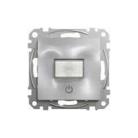Датчик руху із вимикачем 10 A Алюміній Sedna Design Schneider Electric SDD113504