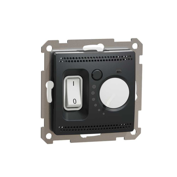 Термостат теплої підлоги 16 A Чорний Sedna Design Schneider Electric SDD114507