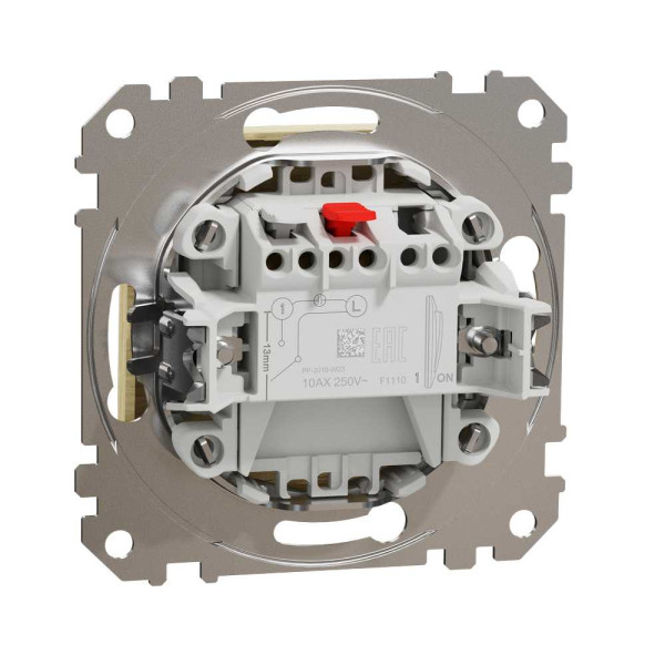 Одноклавішний вимикач, Береза, Sedna Design&Elements,SDD180101 Schneider Electric