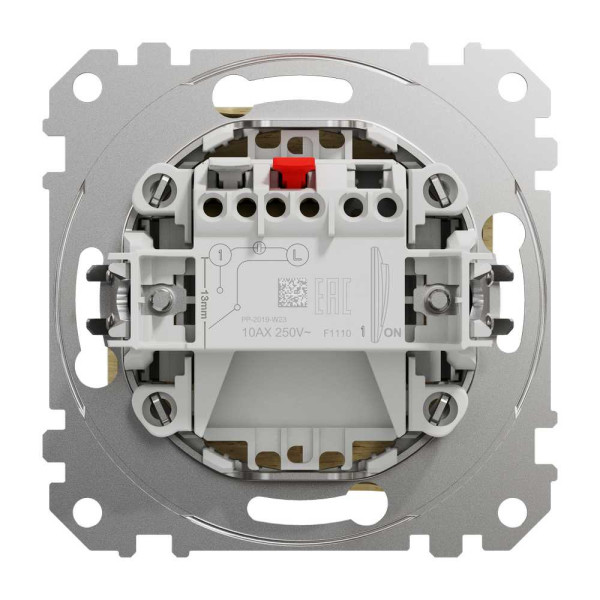 Одноклавішний вимикач, Береза, Sedna Design&Elements,SDD180101 Schneider Electric