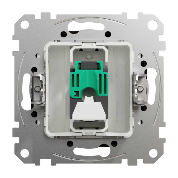 SDD181451. Компютерна розетка однопостова, роз’єм RJ45
кат. 5е UTP, Sedna Design & Elements, Венге - імітація дерева, SDD181451 Schneider Electric