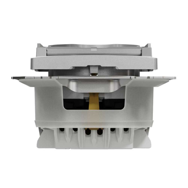 Розетка з заземленням, зі шторками, та з кришкою IP44 Алюміній Sedna Design Schneider Electric SDD213024
