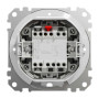 Перемикач однокавішний, Sedna Design & Element з захистом IP44, Береза - імітація дерева, SDD280106, Schneider Electric