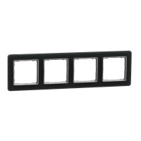 Рамка 4-постова Штучне матове скло Sedna Elements Schneider Electric SDD362804