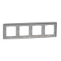Рамка 4-постова  Штучне матове скло Sedna Elements Schneider Electric SDD362804