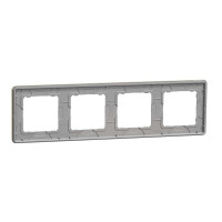 Рамка 4-постова Матове золото Sedna Elements Schneider Electric SDD371804