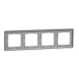 Рамка 4-постова  Матове золото Sedna Elements Schneider Electric SDD371804