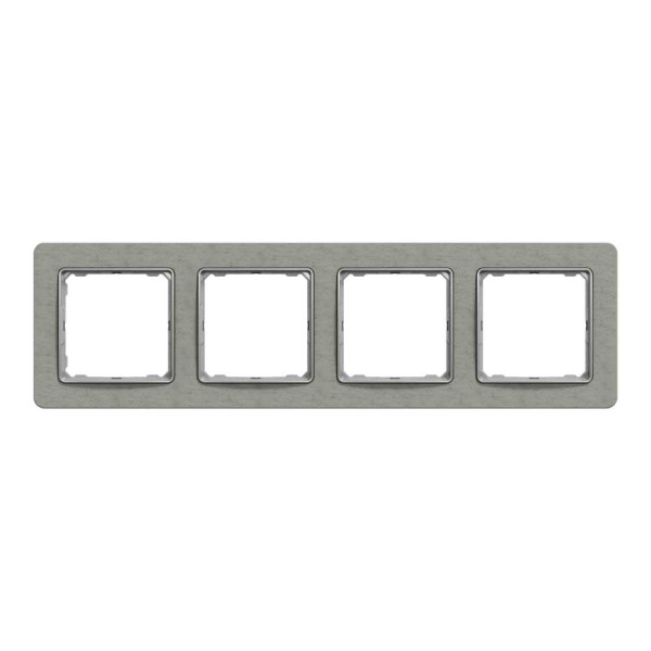 Рамка 4-постова  Бетон Sedna Elements Schneider Electric SDD390804