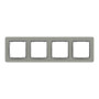 Рамка 4-постова  Бетон Sedna Elements Schneider Electric SDD390804