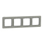 Рамка 4-постова  Бетон Sedna Elements Schneider Electric SDD390804