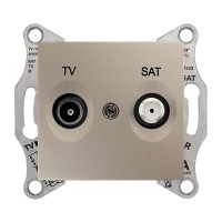 TV/SAT РОЗЕТКА ПРОХІДНА SEDNA ТИТАН, SDN3401268
