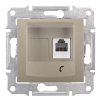 ТЕЛЕФОННА РОЗЕТКА RJ11 SEDNA ТИТАН, SDN4101168