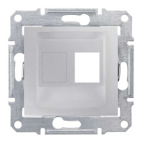 НАКЛАДКА ДЛЯ 1 МОДУЛЯ AMP/MOLEX КАТЕГОРІЇ 5e 6 UTP SEDNA АЛЮМІНІЙ, SDN4300660