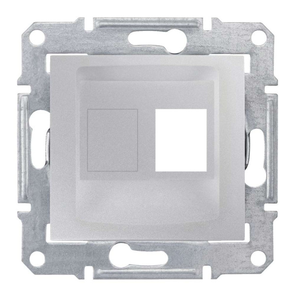 НАКЛАДКА ДЛЯ 1 МОДУЛЯ AMP/MOLEX КАТЕГОРІЇ 5e 6 UTP SEDNA АЛЮМІНІЙ, SDN4300660