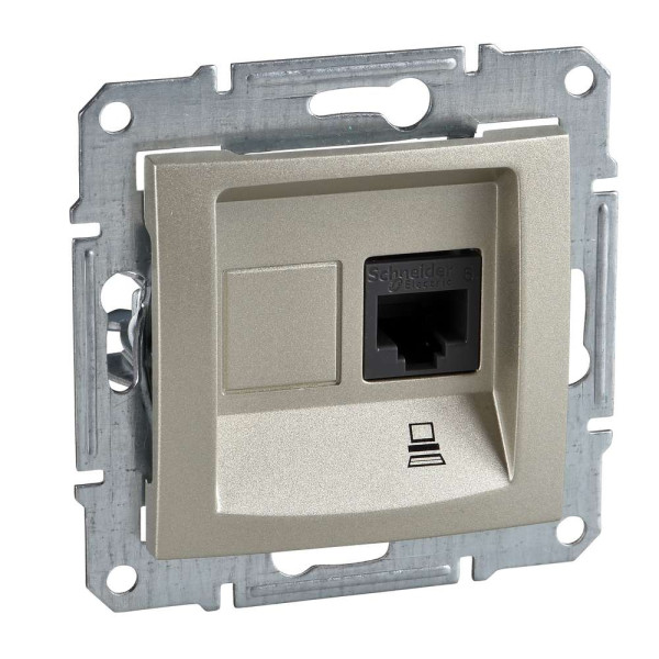 КОМП'ЮТЕРНА РОЗЕТКА RJ45 UTP КАТЕГОРІЯ 6 SEDNA ТИТАН, SDN4700168