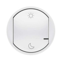 64811. Celiane with NETATMO. Лицьова панель для беспроводового сценарного вимикача "День/Ніч". Колір Білий