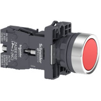 Кнопка, з фіксацією., Червоний, 1НЗ. XA2EH042