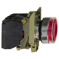 XB4BW34M5. Кнопка 22мм 230-240В із поверненням із підсвічуванням