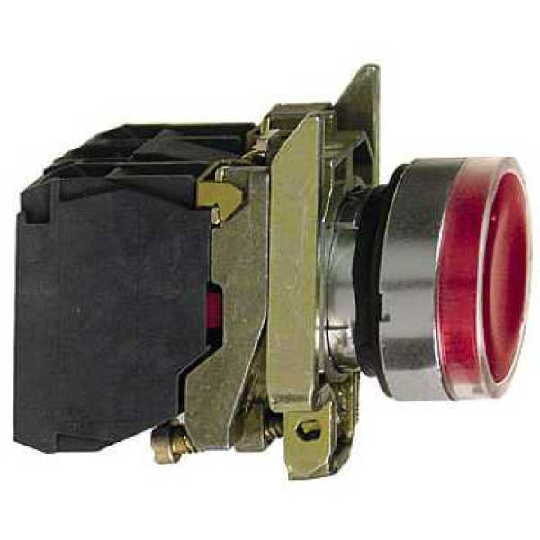 XB4BW34M5. Кнопка 22мм 230-240В із поверненням із підсвічуванням